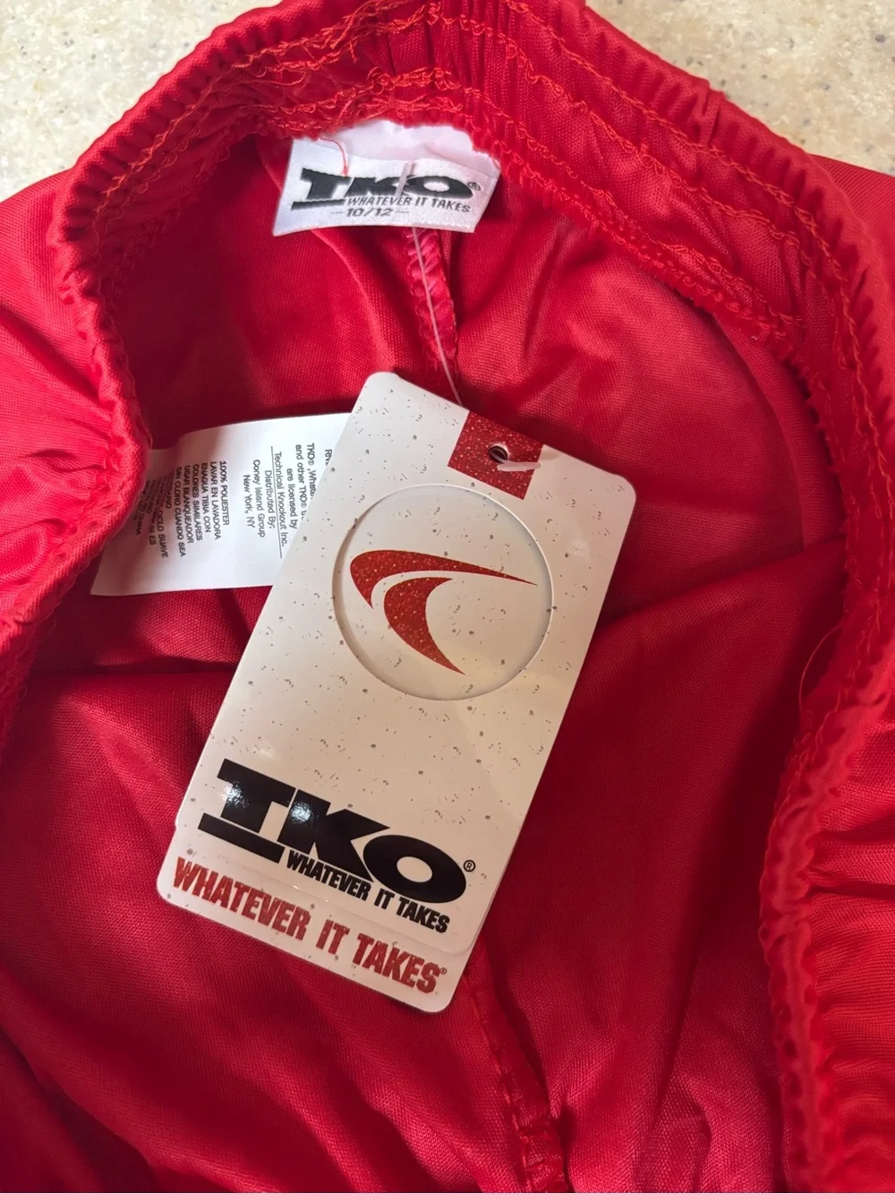 TKO Black Athletic Mesh Kids' Shorts